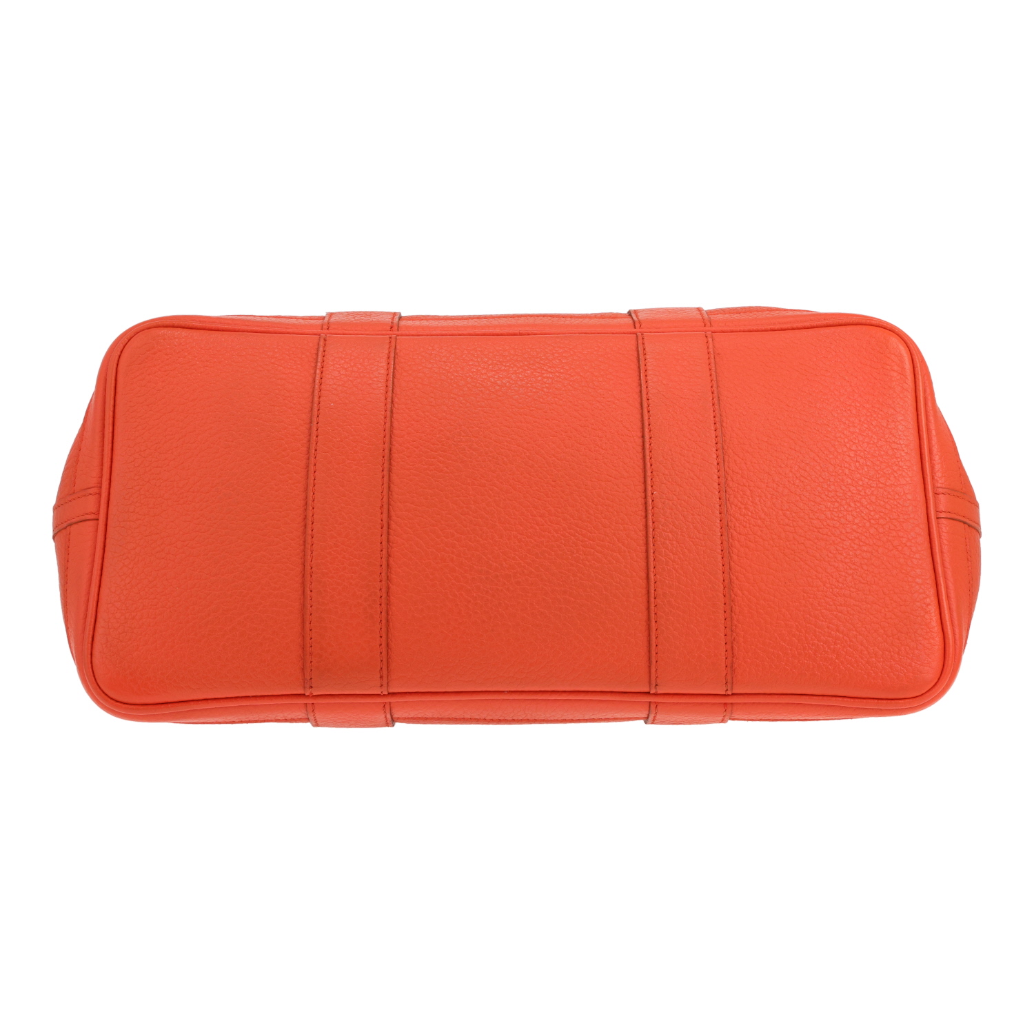 Hermès Garden Party 36 cm tote bag in Orange Clémence calfskin - Detail D1