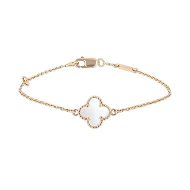 Pulsera Sweet Alhambra de Van Cleef & Arpels en oro amarillo y nácar