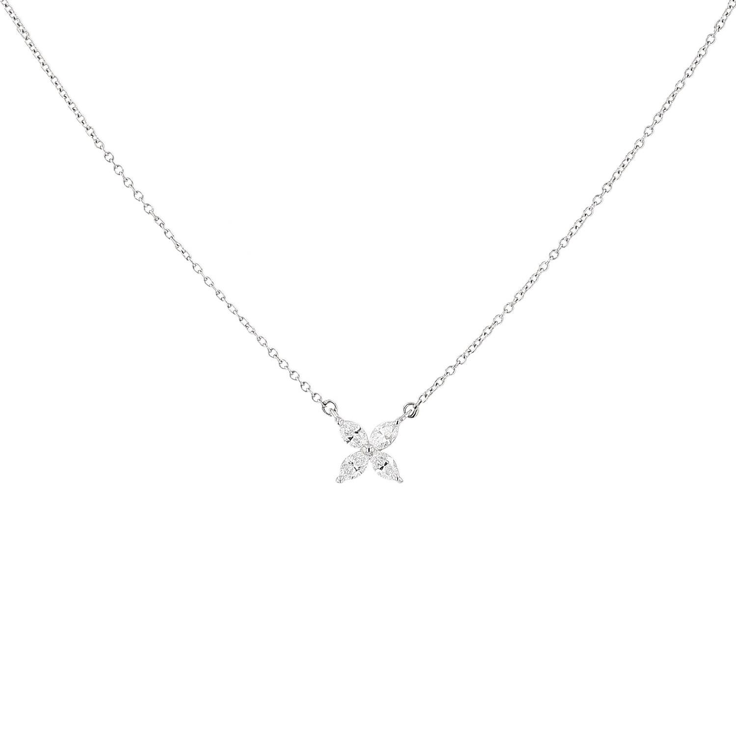 Collier Tiffany & Co Victoria en platine et diamants