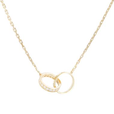 Cartier Love necklace in yellow gold and diamonds