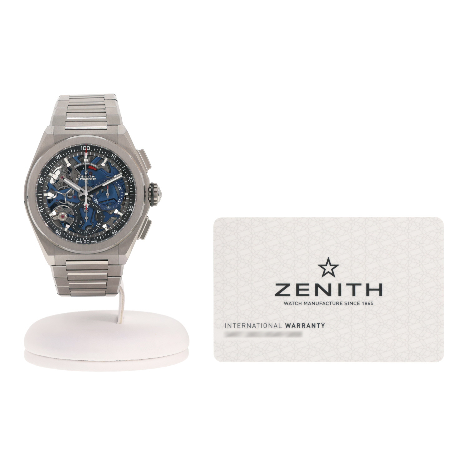 Reloj Zenith Defy El Primero de titanio, ref.: Zenith - 95.9002.9004, alrededor de 2021