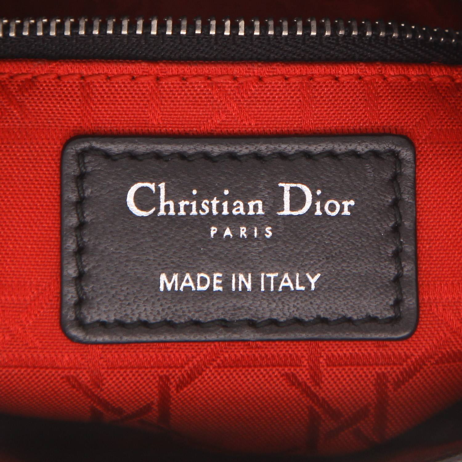 Borsa a tracolla Dior  Lady Dior mini  in pelle cannage nera - Detail D2