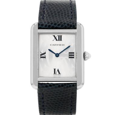 Cartier Tank Solo small model watch in steel, Ref: Cartier - 2716, circa 2010
