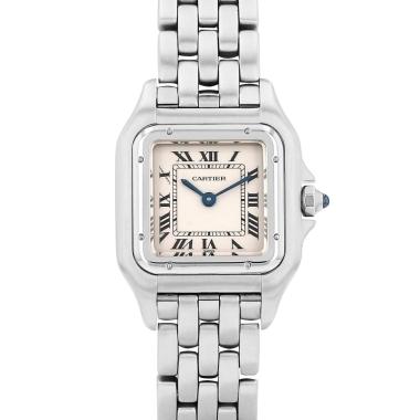 Small Cartier Panthère watch in steel, Ref: Cartier - 1320, circa 1990