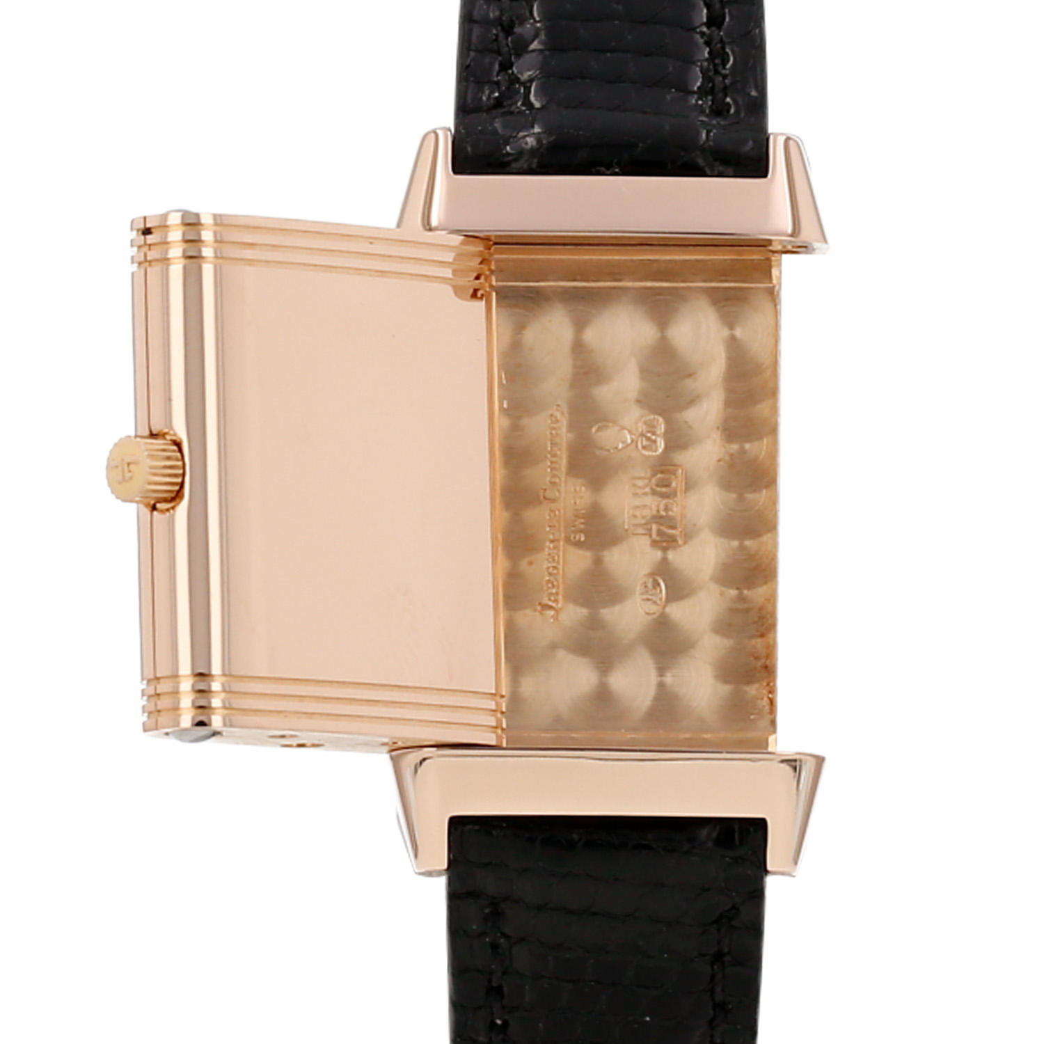 Montre Jaeger-LeCoultre Reverso Lady en or rose Ref: Jaeger-LeCoultre - 260.2.08  Vers 2000 - Detail D3