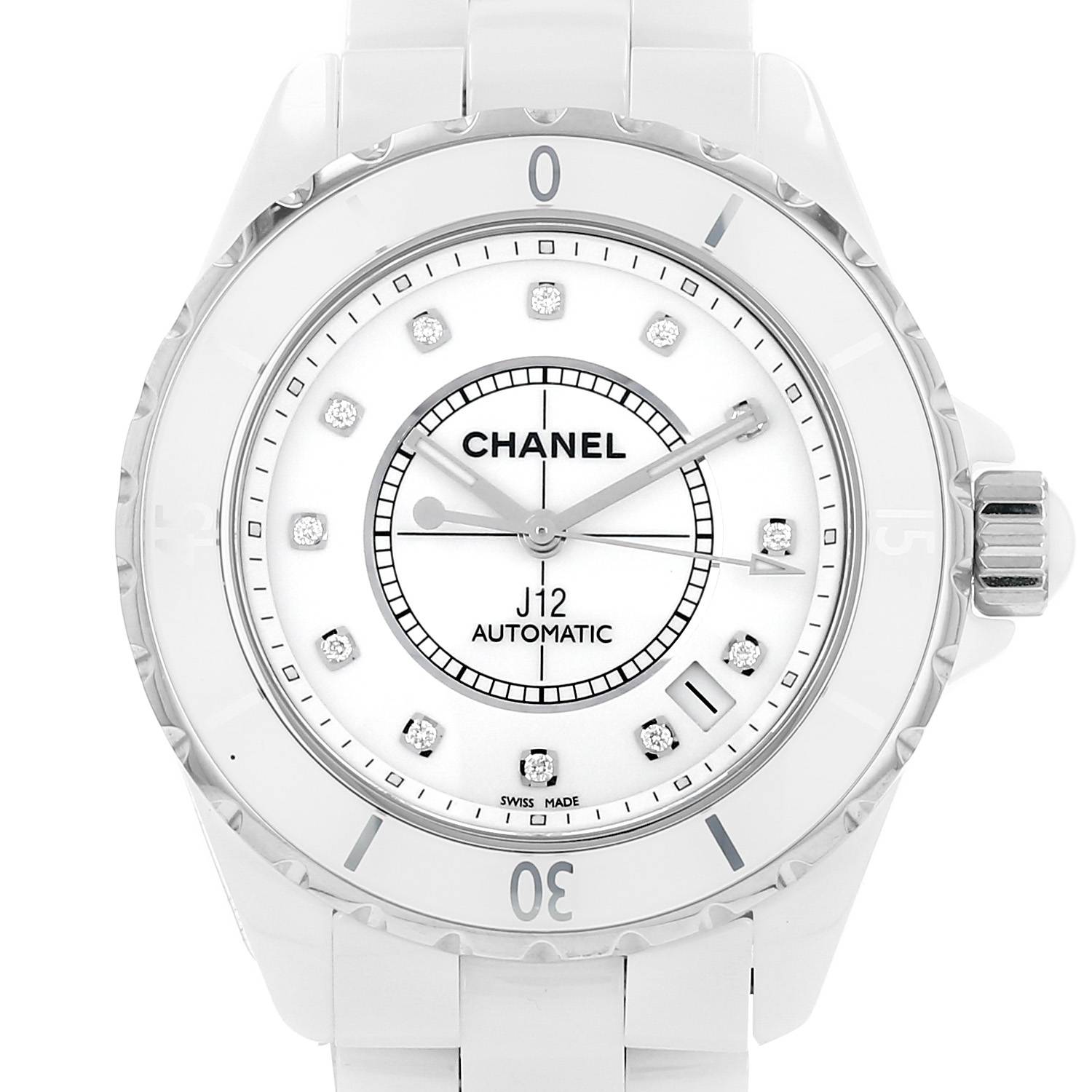 Montre Chanel J12 en céramique blanche Vers 2010