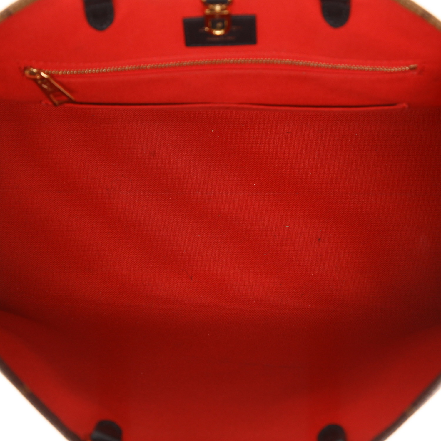 Sac cabas Louis Vuitton  Onthego en toile monogram deux tons marron - Detail D3