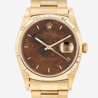 Montre Rolex Datejust en or jaune Ref: Rolex - 16238  Vers 1990