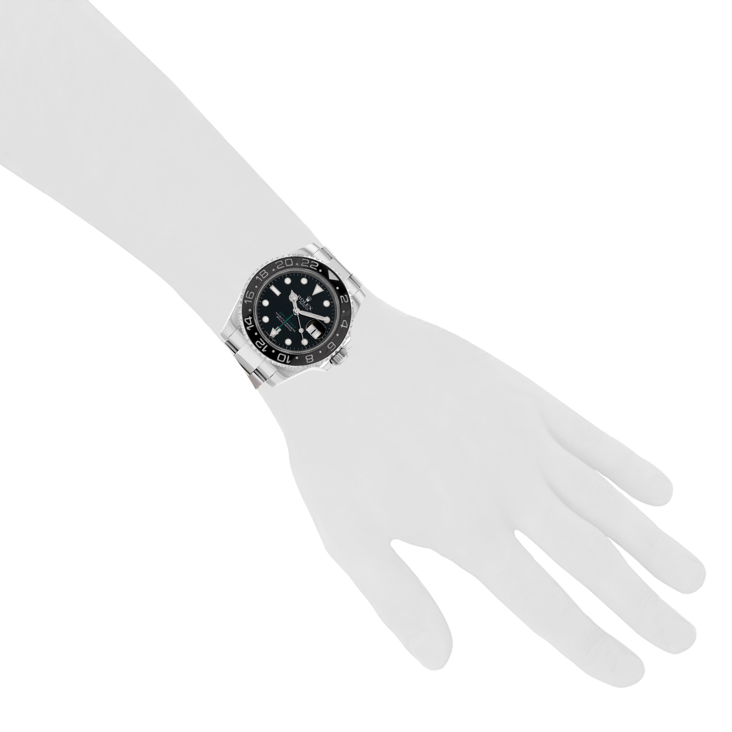 Rolex GMT-Master II steel watch, Ref: Rolex - 116710  Circa 2006 - Detail D1