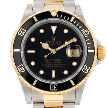Orologio Rolex Submariner Date in oro e acciaio, rif.: Rolex - 16613, intorno al 1995