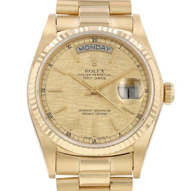 Montre Rolex Day-Date en or jaune Ref: Rolex - 18038  Vers 1980