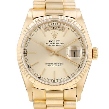 Montre Rolex Day-Date en or jaune Ref: Rolex - 118238  Vers 1991