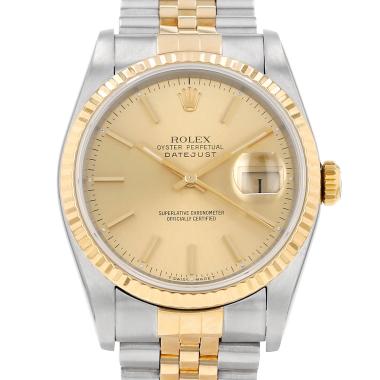 Montre Rolex Datejust en or et acier Ref: Rolex - 16233  Vers 1988