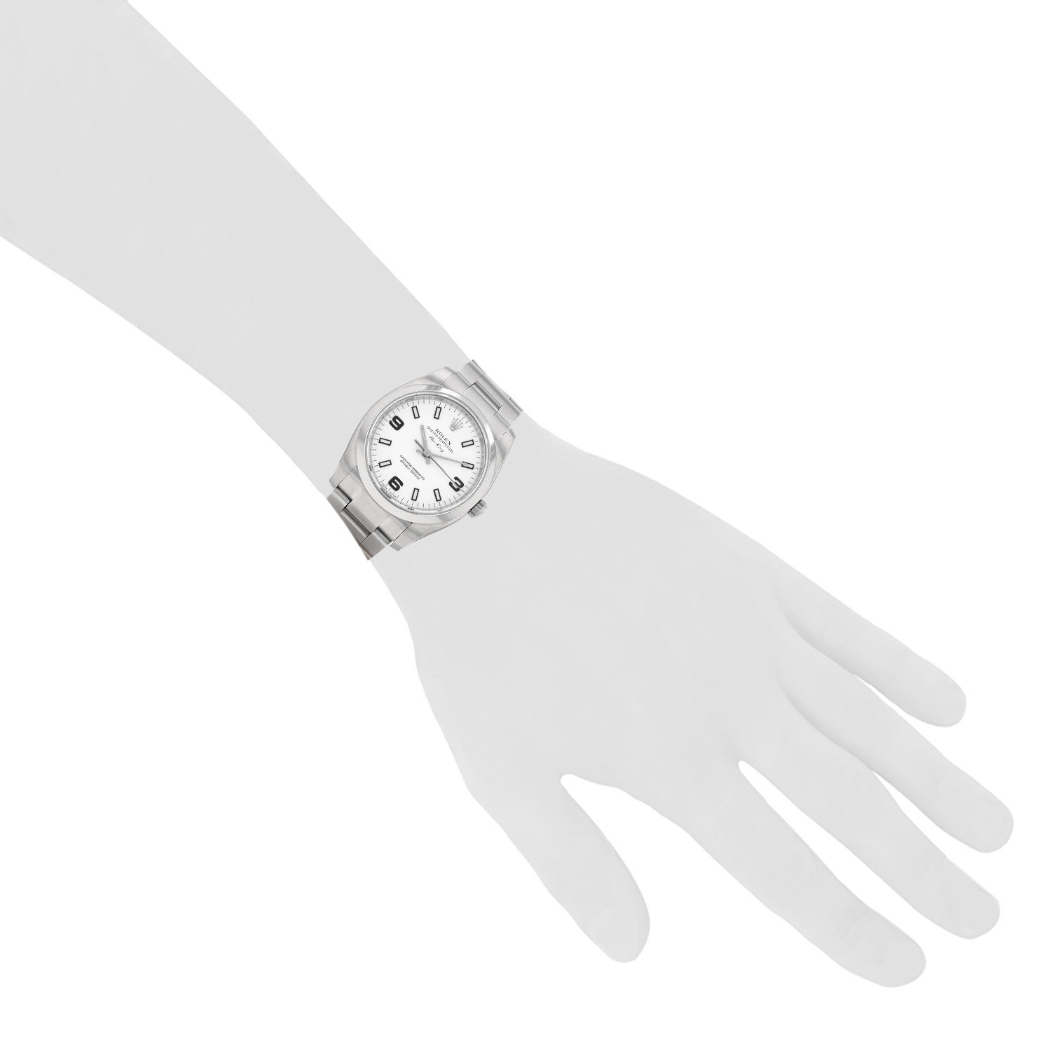 Rolex Air King steel watch, Ref: Rolex - 114200  Circa 2007 - Detail D1