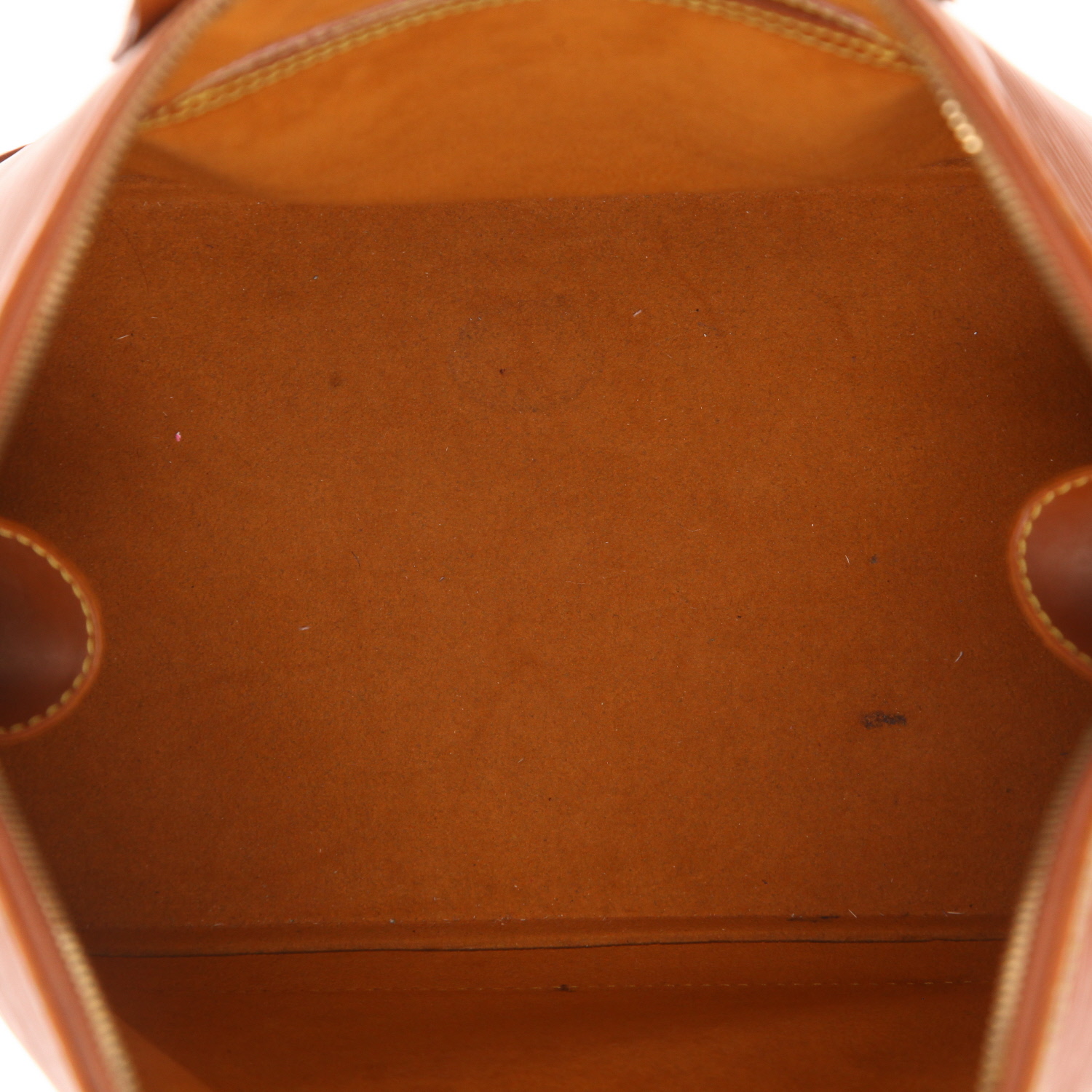 Louis Vuitton Alma medium handbag in brown Épi leather - Detail D3