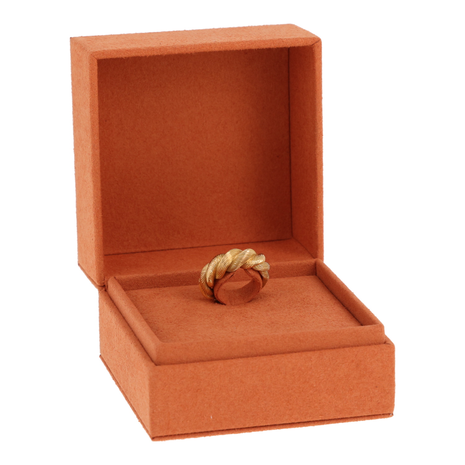 Anillo Poiray «Dune de Poiray», modelo mediano, en oro amarillo - Detail D2