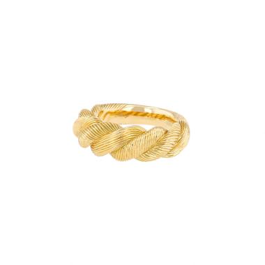Anello Poiray "Dune de Poiray", modello medio, in oro giallo