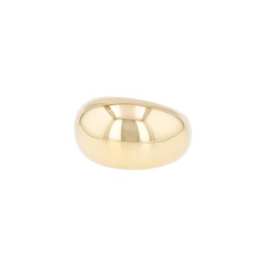 Anello con perla Poiray in oro giallo