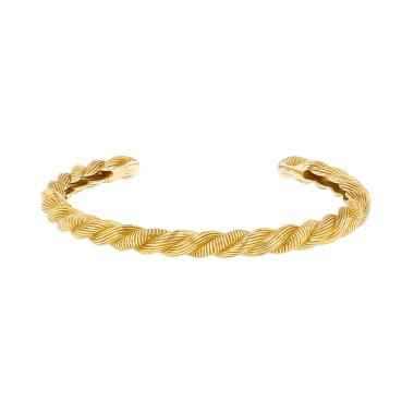 Bracelet Poiray Dune de Poiray petit modèle en or jaune