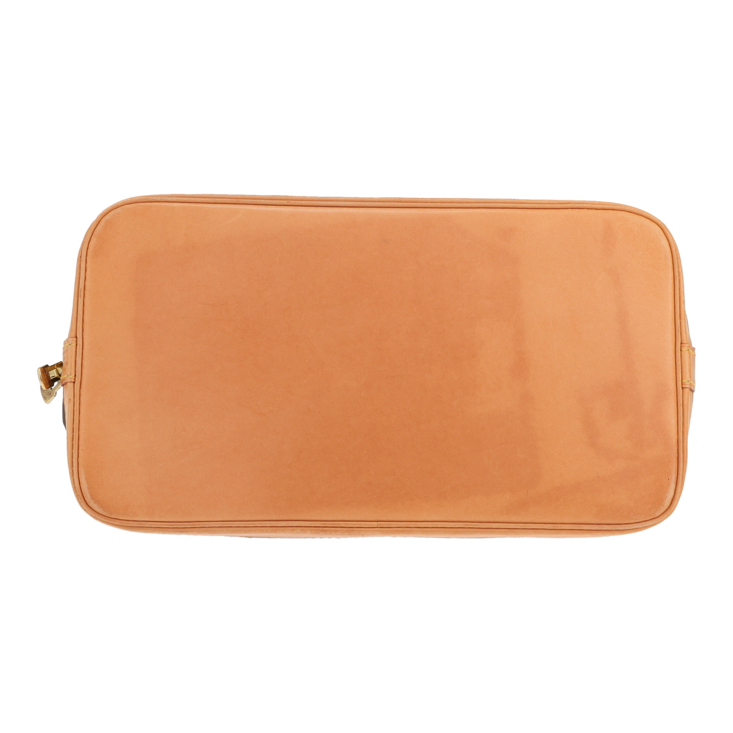 Bolso de mano Louis Vuitton Alma, modelo pequeño, de lona Monogram marrón y piel natural - Detail D1