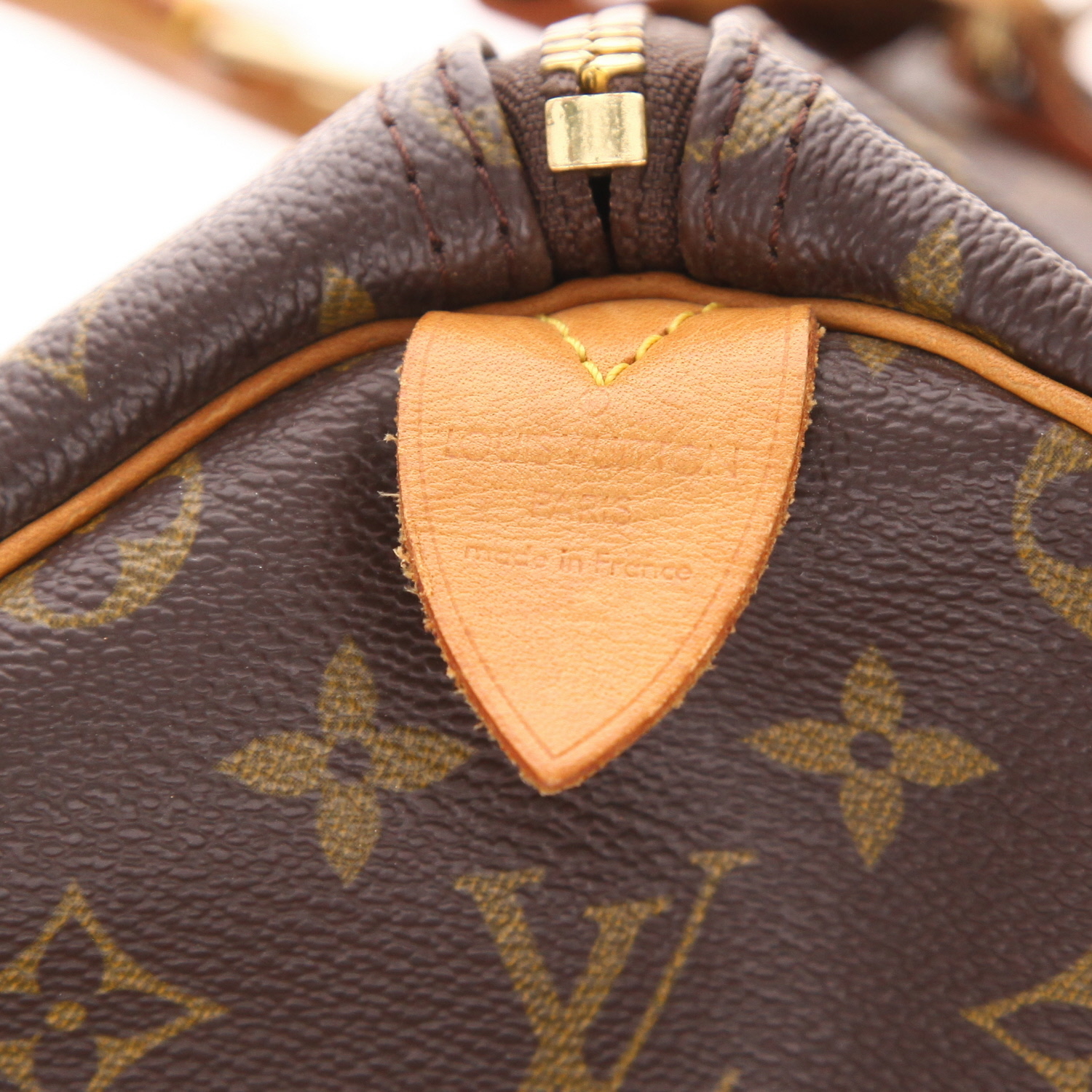 Louis Vuitton Keepall 50 travel bag in brown Monogram canvas and natural leather - Detail D2