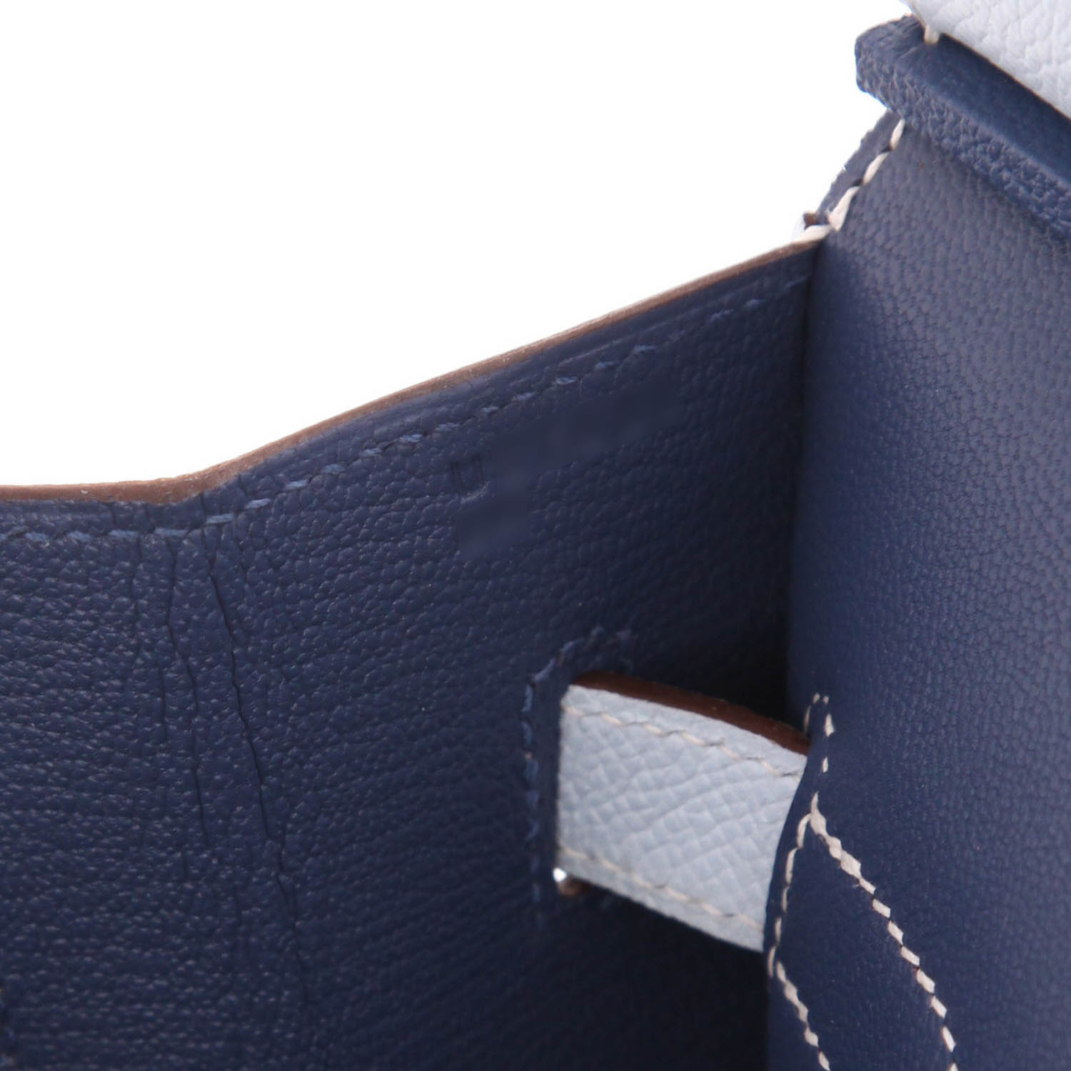 Borsa Hermès Birkin da 35 cm in pelle Epsom Bleu Brume - Detail D4