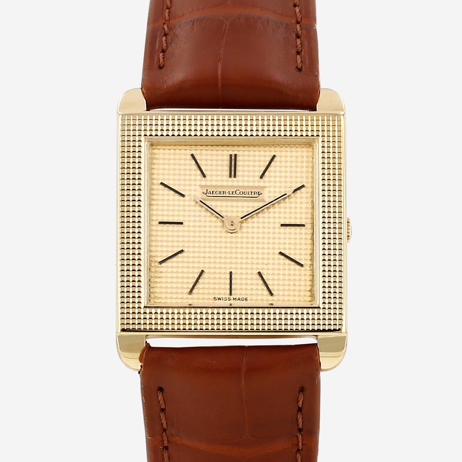 Vintage Jaeger-LeCoultre watch in yellow gold, circa 1970