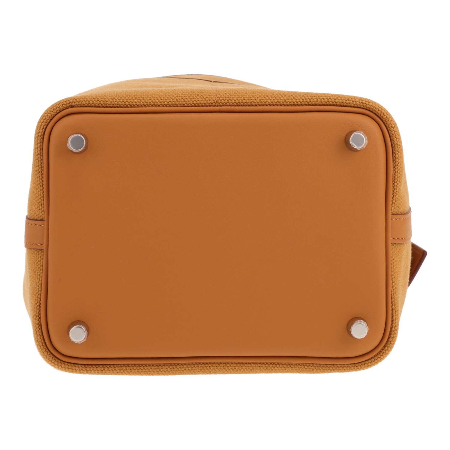 Borsa Hermès Picotin Cargo in tela beige Sésame e pelle beige Sésame - Detail D1
