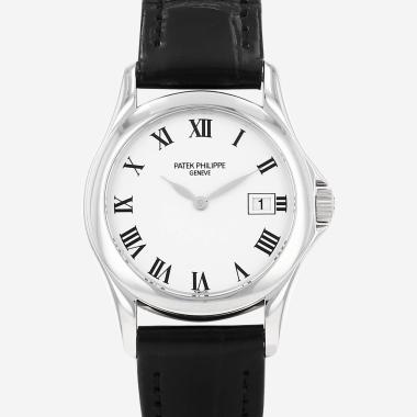 Montre Patek Philippe Calatrava en or blanc Ref: Patek Philippe - 4906  Vers 2001