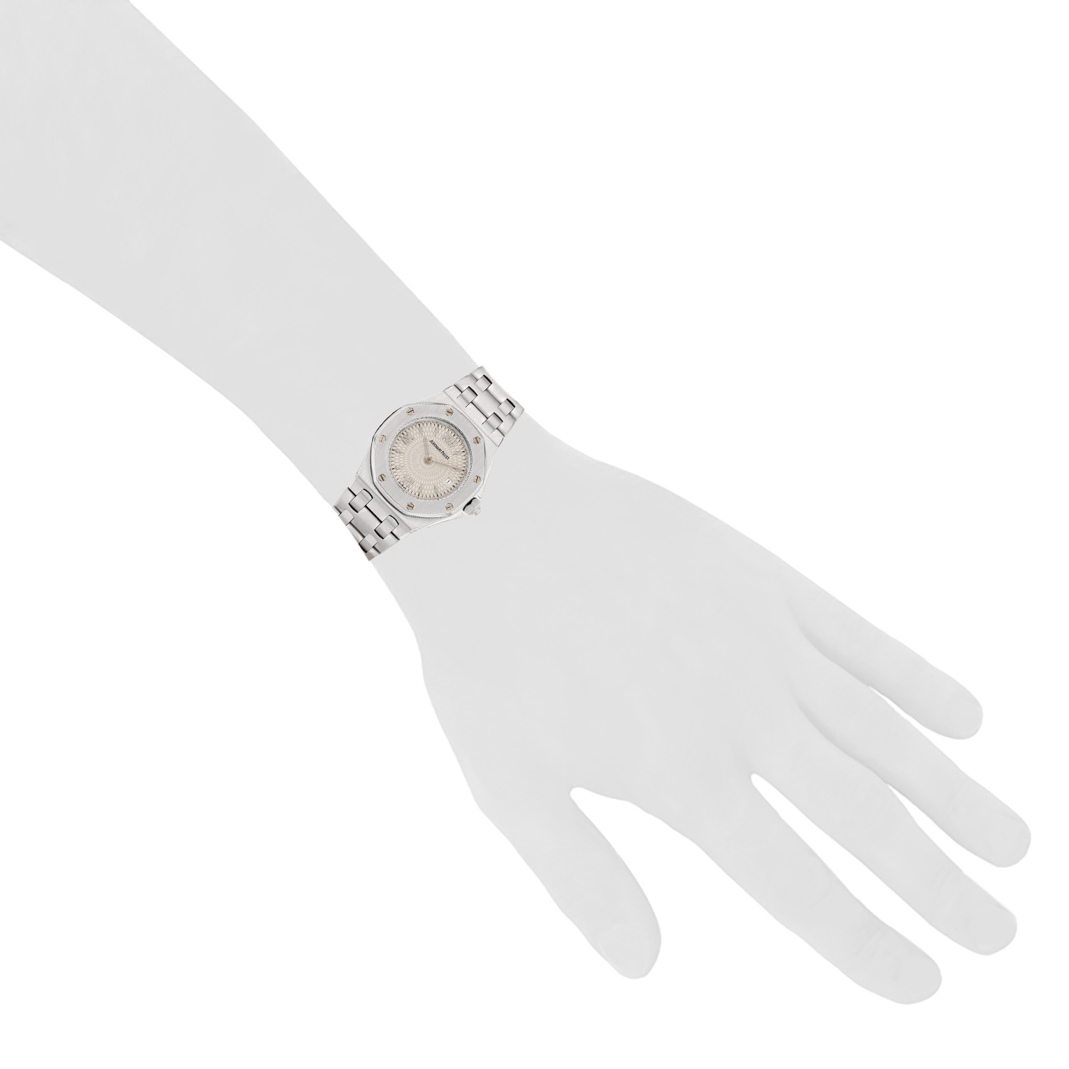 Audemars Piguet Lady Royal Oak steel watch, Ref: Audemars Piguet - 67150ST, circa 2001 - Detail D1