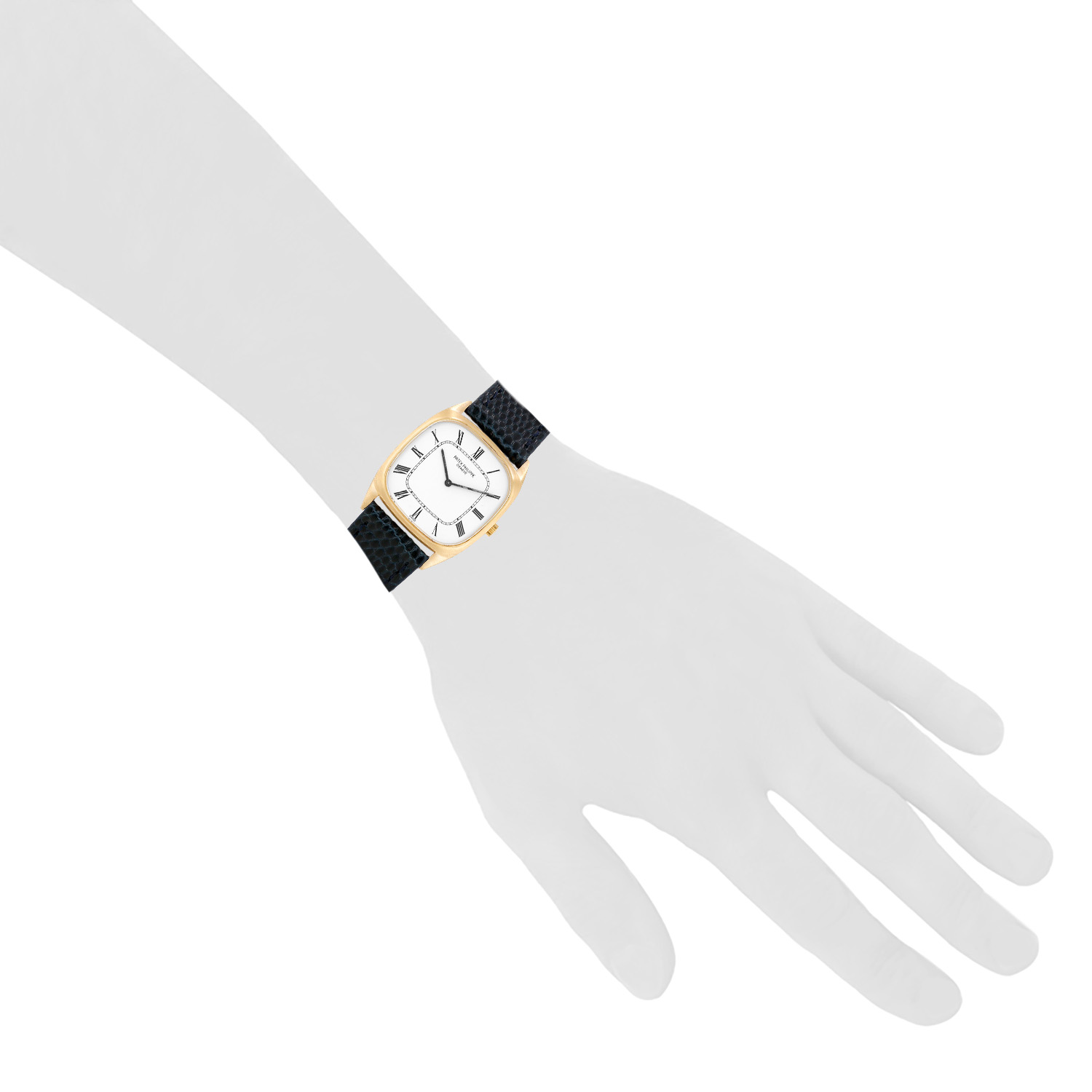 Patek Philippe Golden Ellipse watch in yellow gold, Ref: Patek Philippe - 3566, circa 1960 - Detail D1