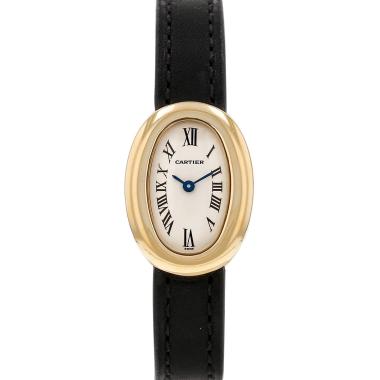 Cartier Mini Baignoire watch in yellow gold, Ref: Cartier - 2368, circa 1990