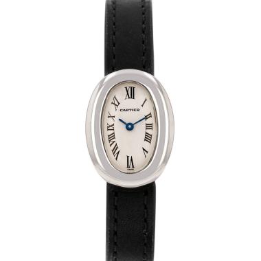 Orologio Cartier Mini Baignoire in oro bianco, rif.: Cartier - 2369, intorno al 1990