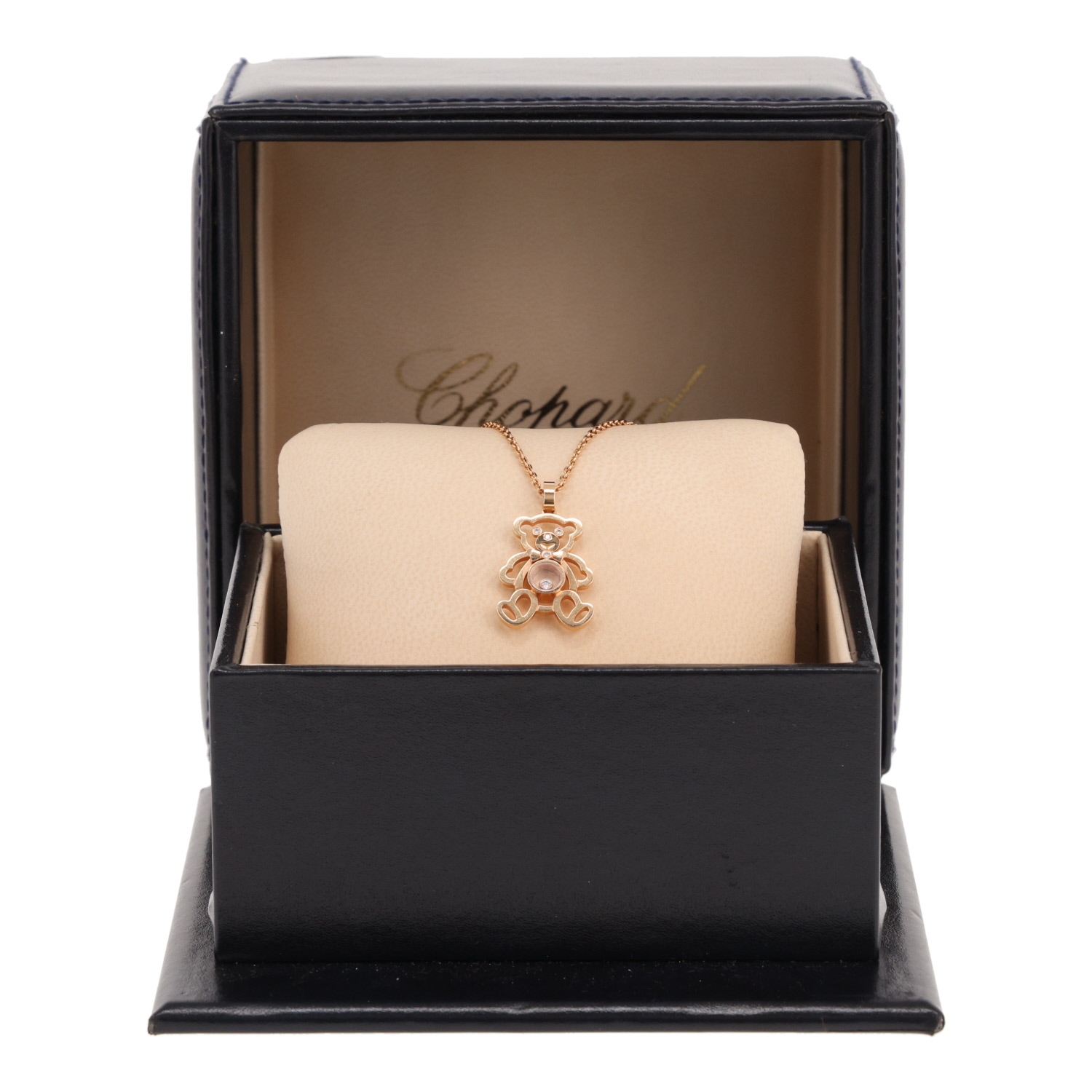 Collar «Happy Diamonds» de Chopard en oro rosa y diamantes - Detail D2