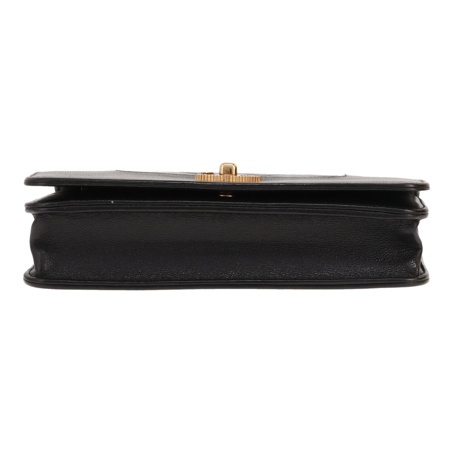 Borsa a tracolla Chanel “Wallet on Chain” in pelle nera - Detail D1