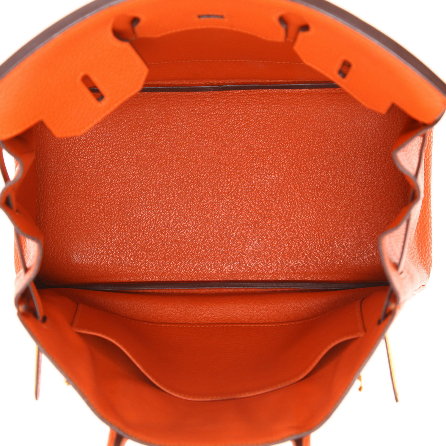 Borsa Hermès Birkin da 30 cm in pelle Togo Orange - Detail D3