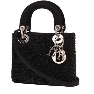 Borsa Dior  Lady Dior mini  in raso nero