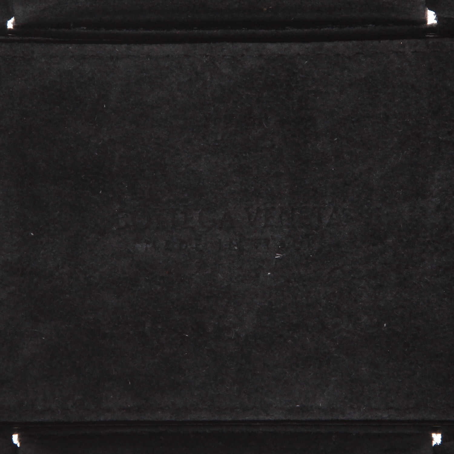 Borsa shopping Bottega Veneta  Arco mini  in pelle intrecciata Noir - Detail D2