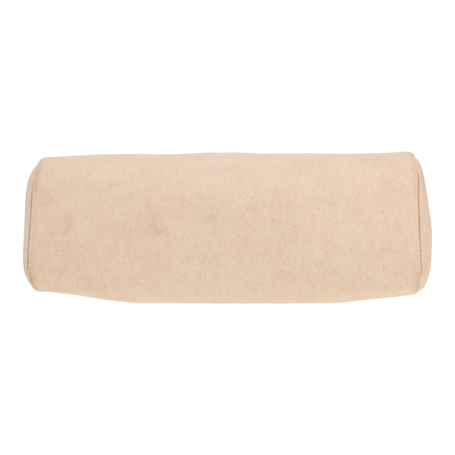 Hermès Herbag shoulder or handbag in beige canvas and Hunter cowhide - Detail D1