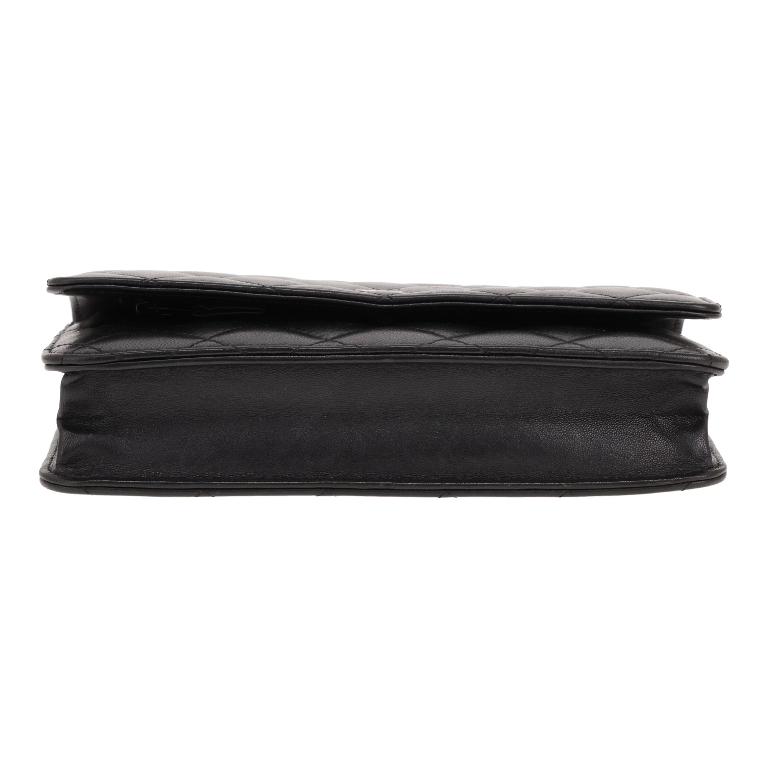 Chanel ‘Wallet on Chain’ shoulder bag in black leather - Detail D1