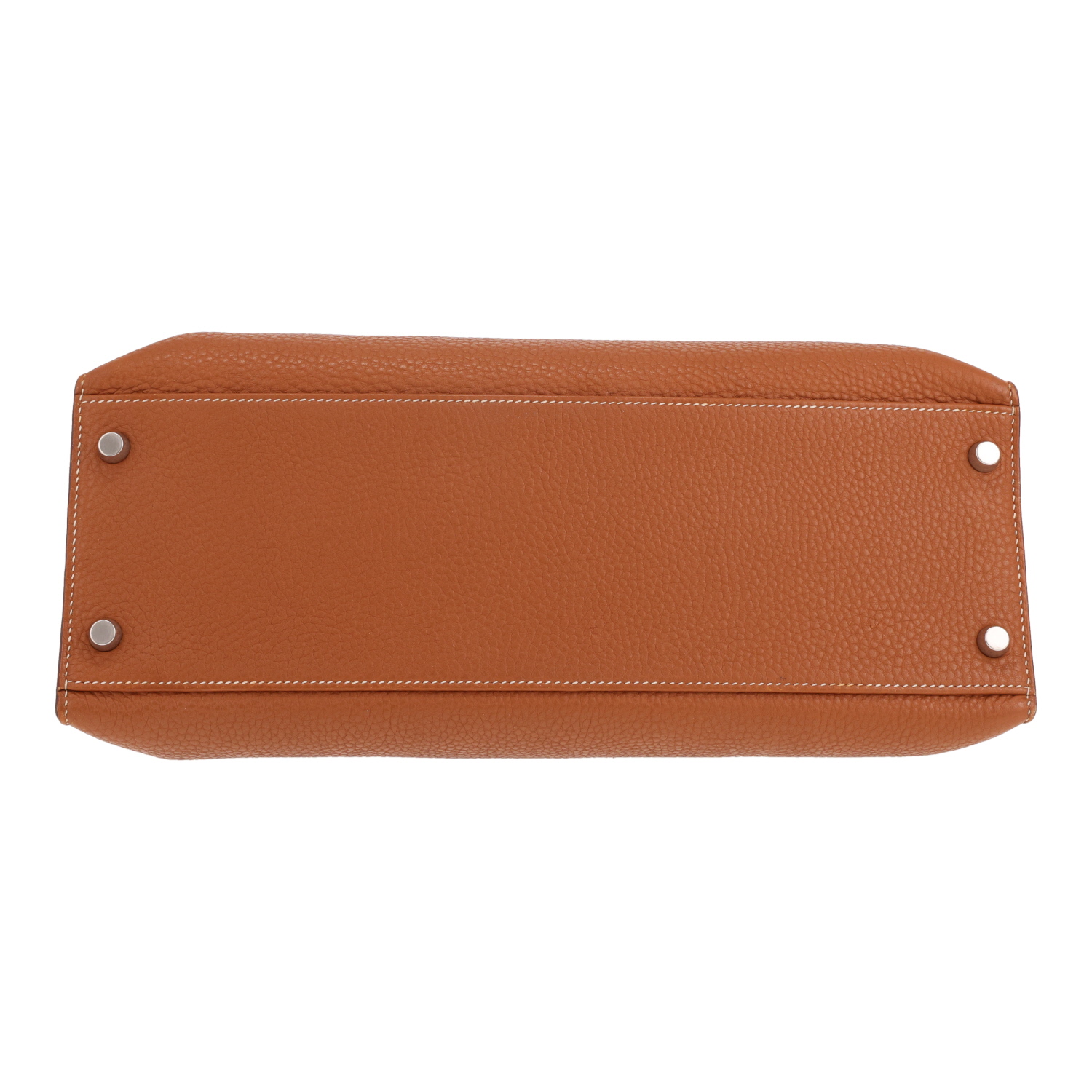 Sac à main Hermès  Kelly 32 cm en cuir togo gold - Detail D1