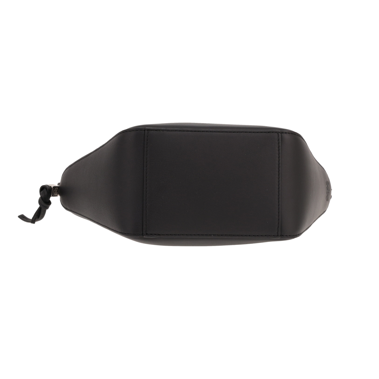 Loewe Hammock Hobo handbag in black leather - Detail D1