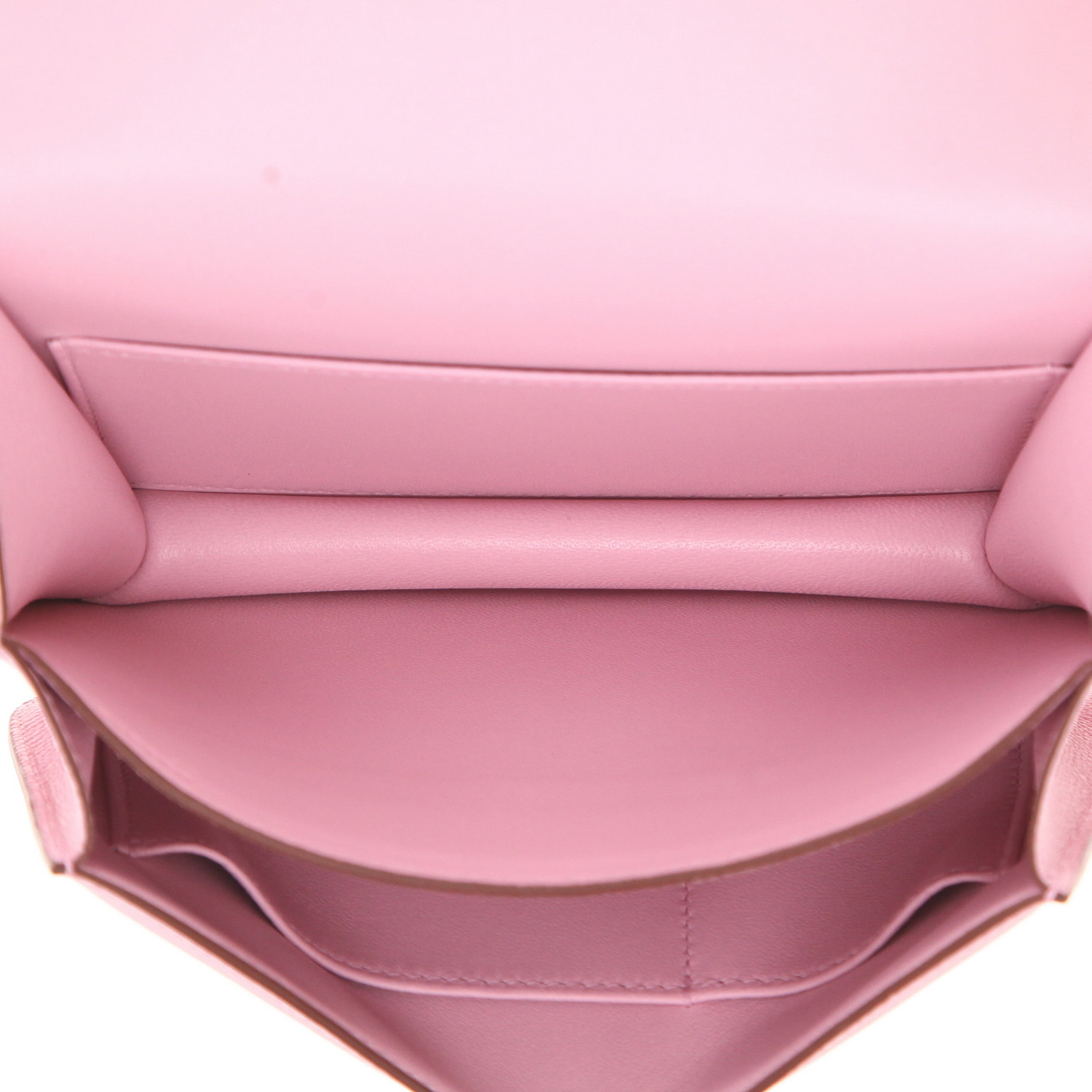 Hermès Constance 18 cm shoulder bag in Mauve Sylvestre Epsom leather - Detail D3