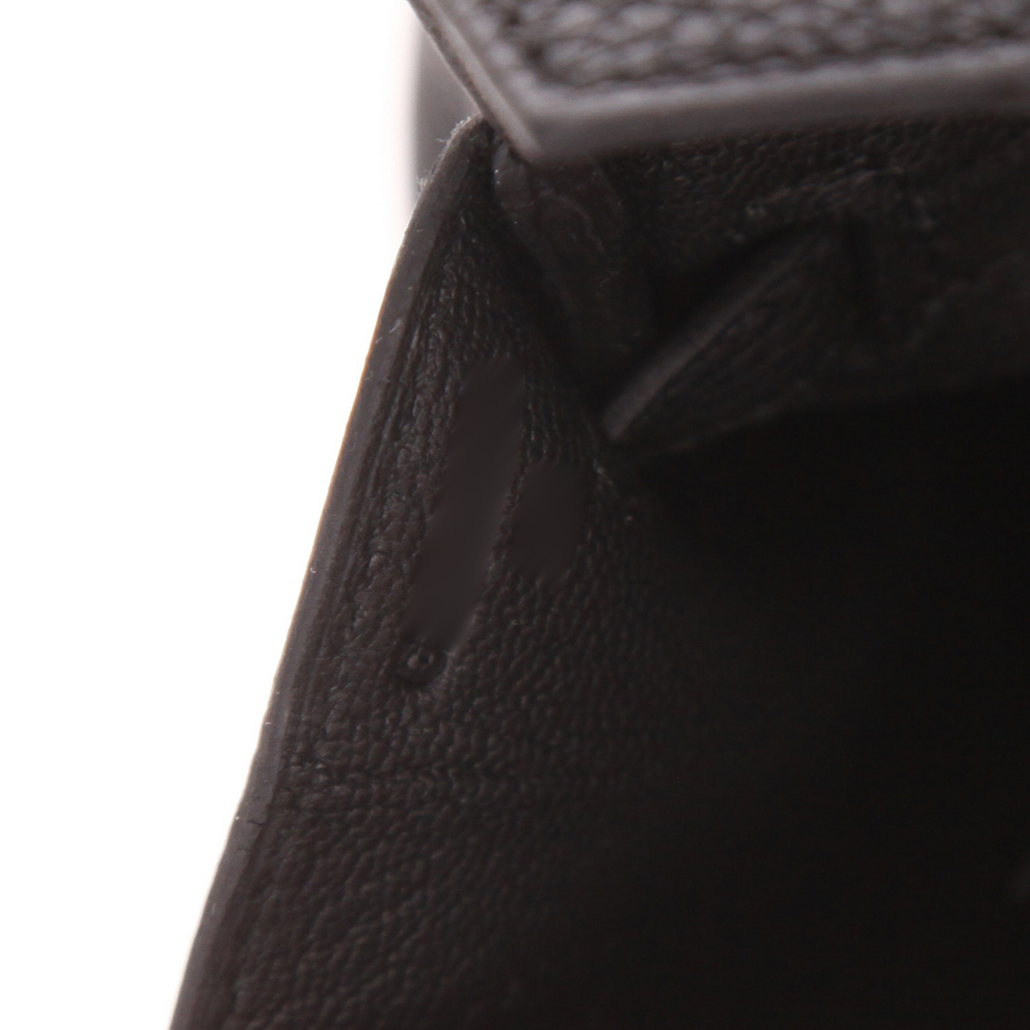 Hermès Birkin handbag, 25 cm, in Noir Togo leather - Detail D4