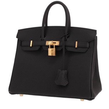 Hermès Birkin handbag, 25 cm, in Noir Togo leather