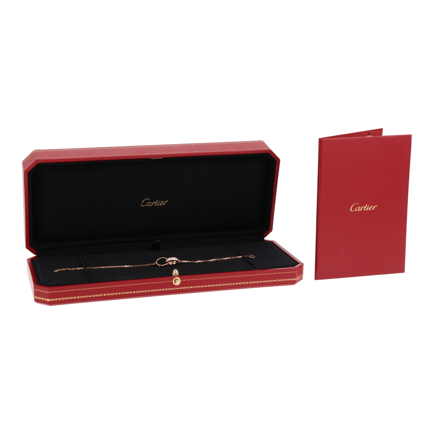 Bracciale Cartier Love in oro rosa e diamanti