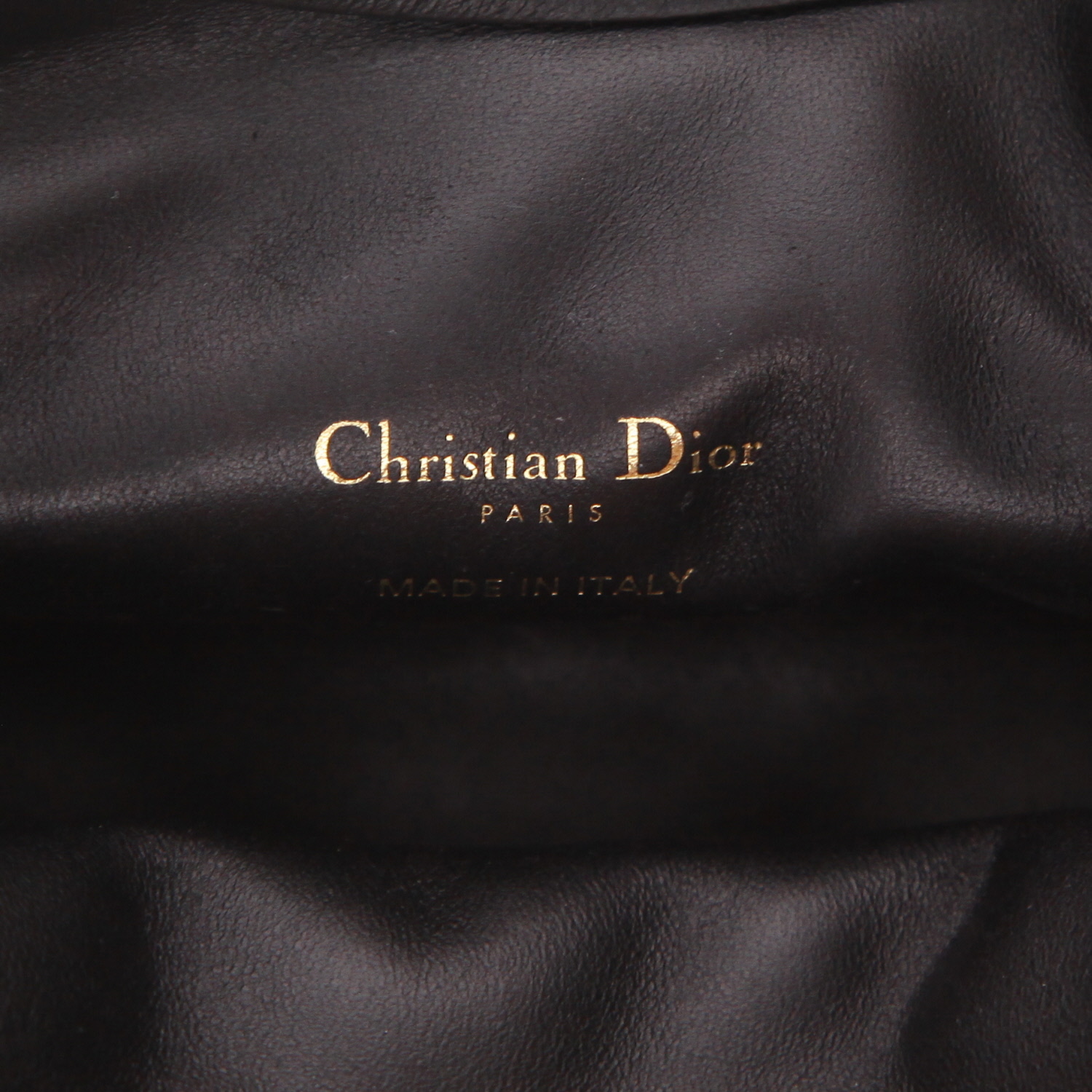 Borsa Dior  Top Handle Dior Jolie mini  in pelle cannage Noir - Detail D2