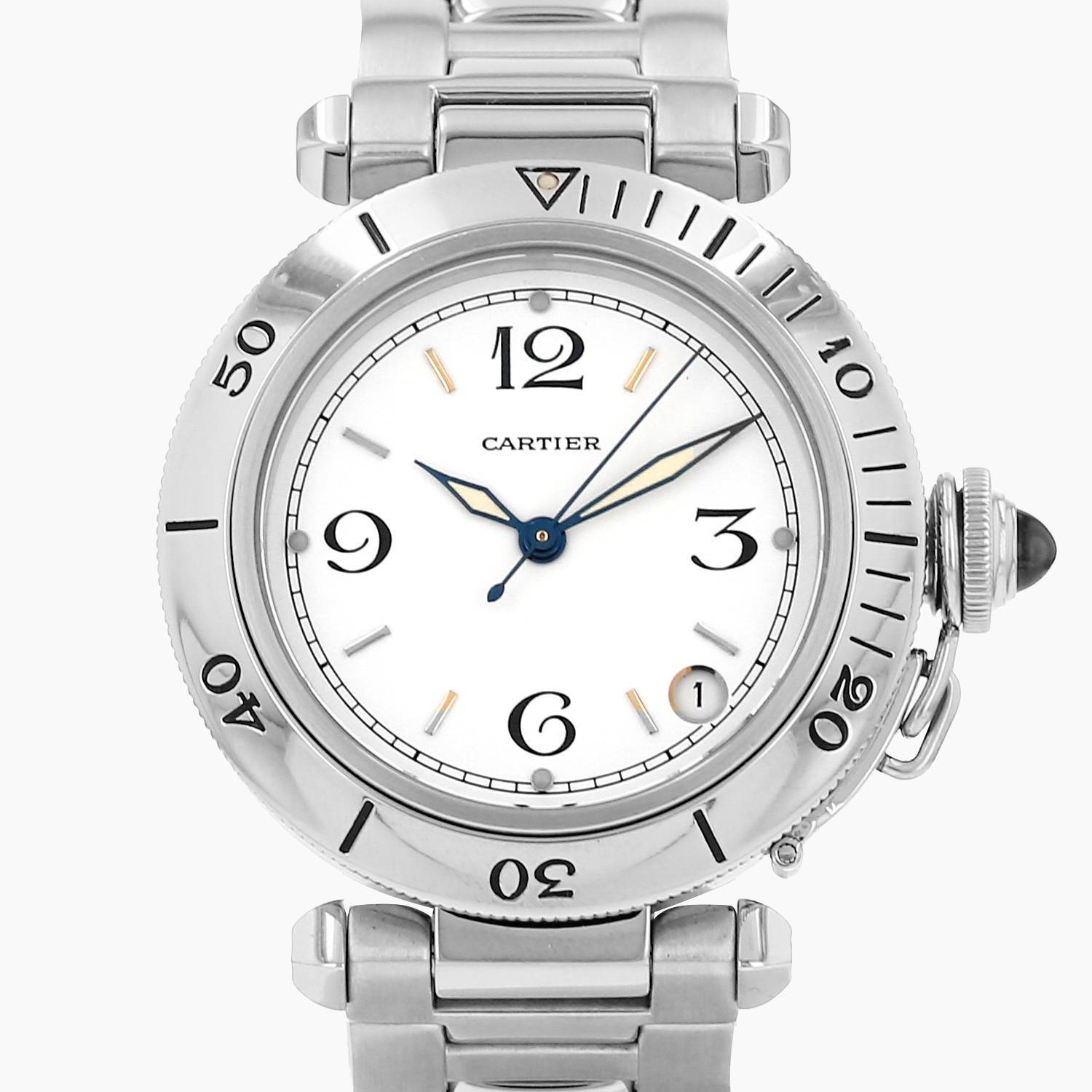 Cartier Pasha watch in steel, circa 1995
