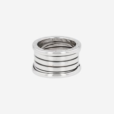 Bague Bulgari B.Zero1 très grand modèle en or blanc