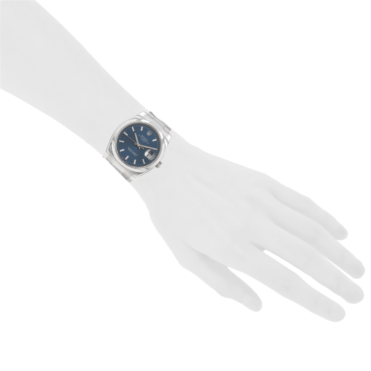 Reloj Rolex Oyster Perpetual Date de acero, ref.: Rolex - 115200, hacia 2015 - Detail D1